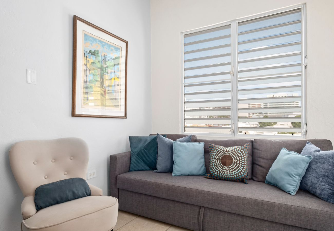 Apartment in Santurce - Prime Location at Condado with Rooftop Oasis