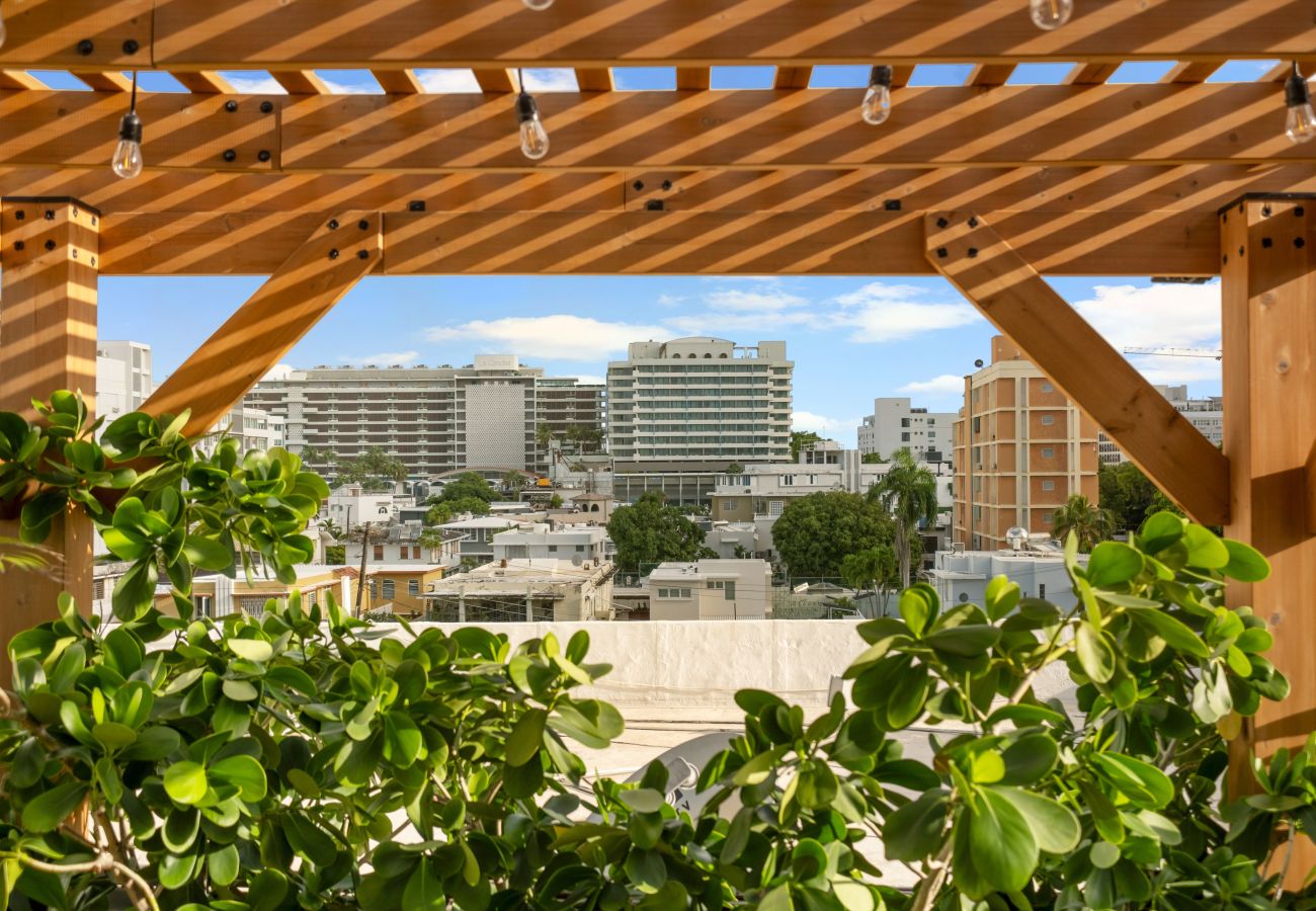 Apartment in Santurce - Prime Location at Condado with Rooftop Oasis