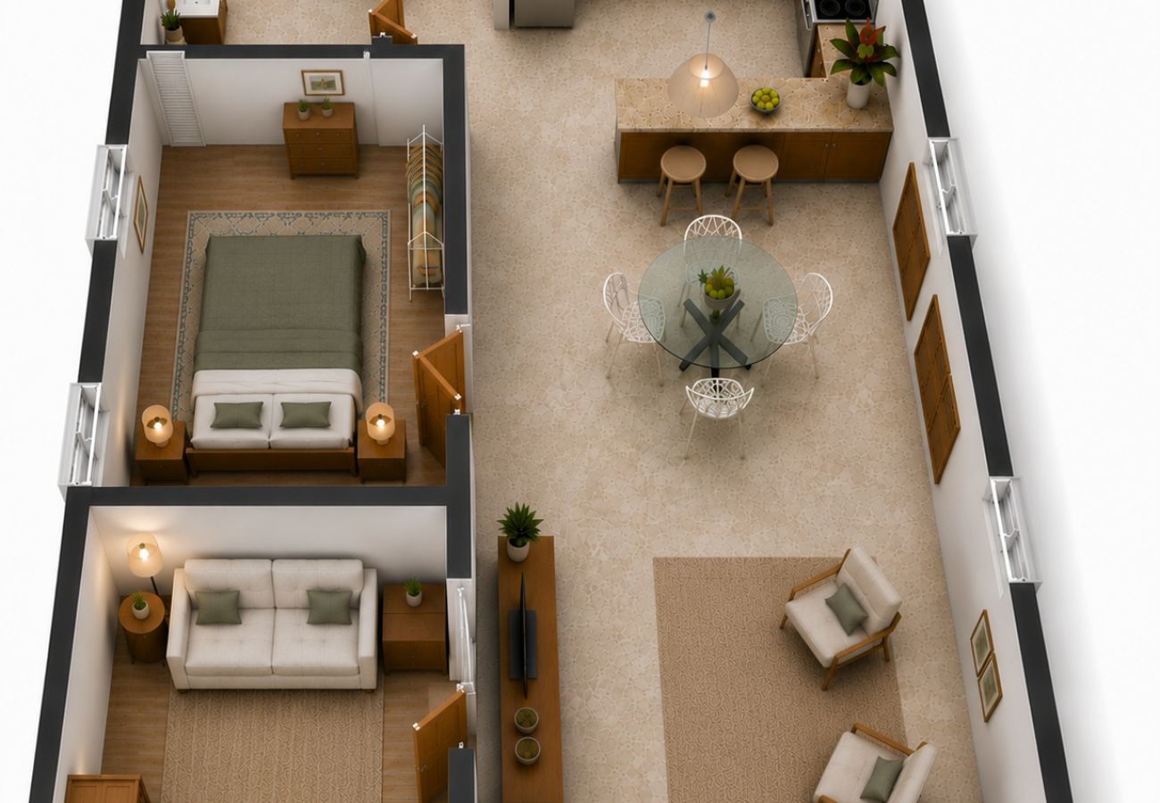 Apartment in San Juan - 2BR Near Beach & Old San Juan • Patio • Sleeps 4