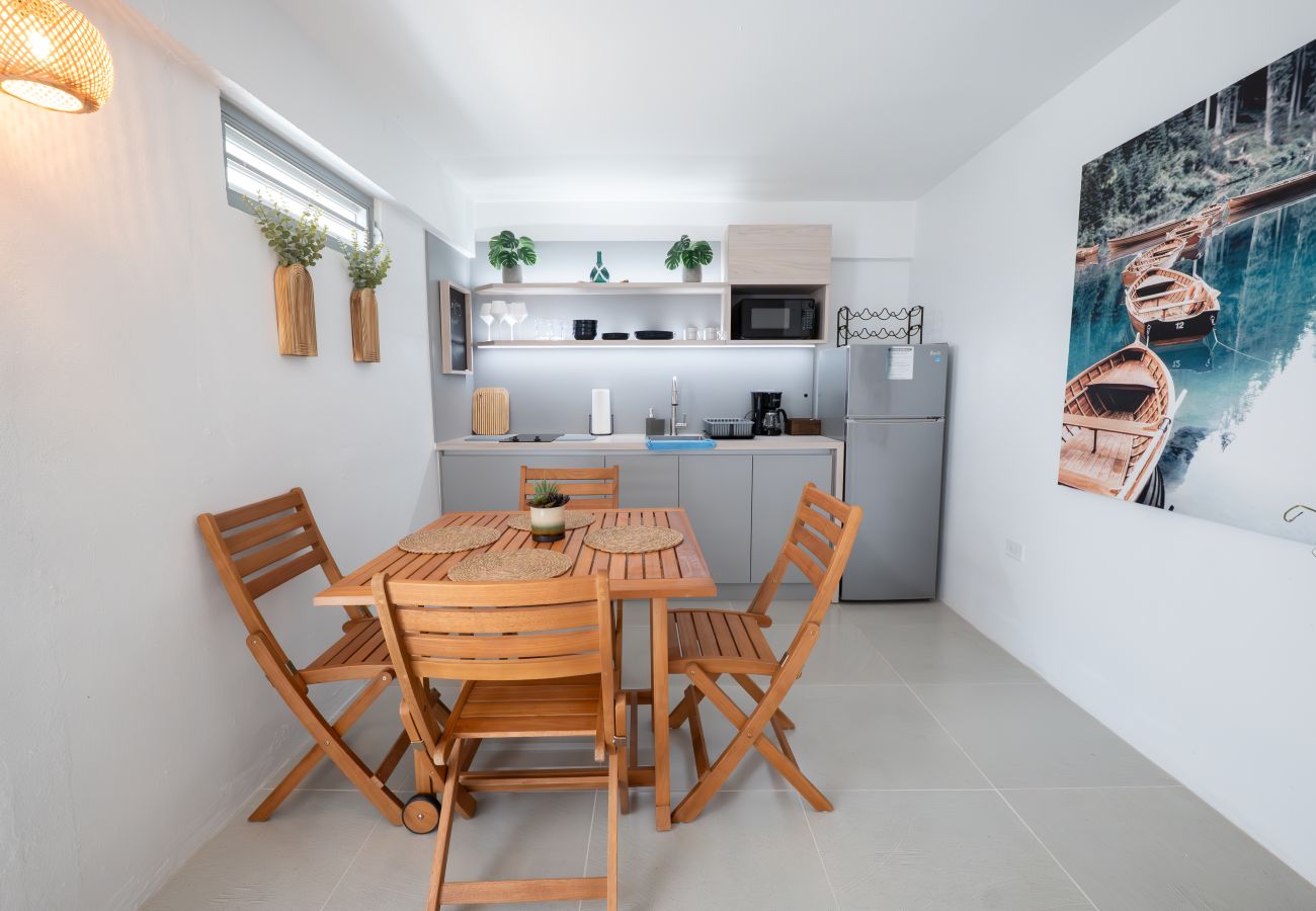 Apartment in Mayaguez - Oceanfront Retreat w/ Terrace, Direct access to Beach & BBQ