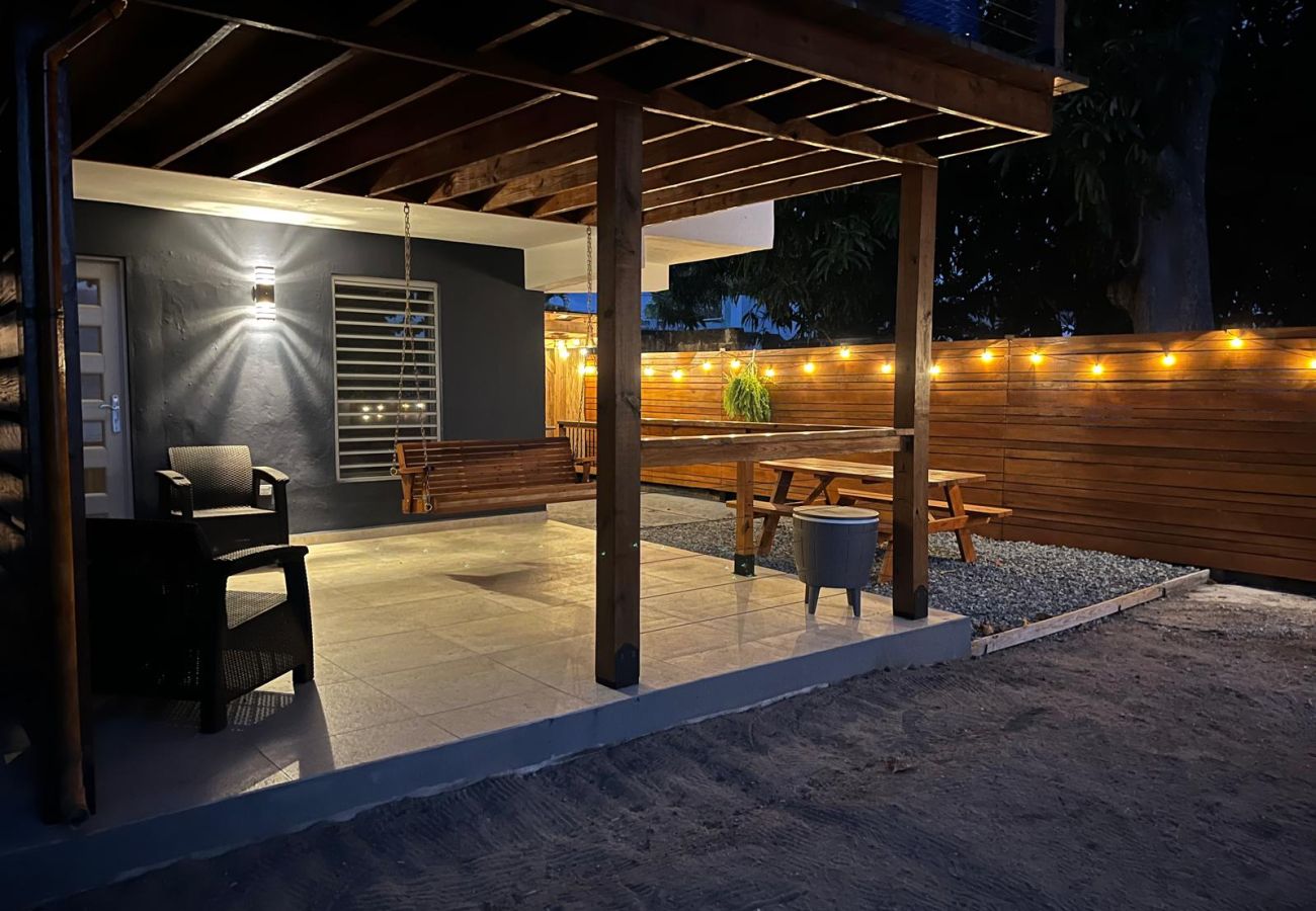 Apartment in Mayaguez - Oceanfront Retreat w/ Terrace, Direct access to Beach & BBQ