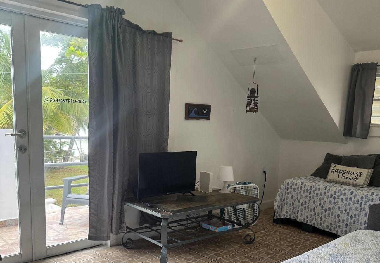 Condominium in Rincon - Oceanview Penthouse at Puntas Tree House – Steps from Sandy Beach