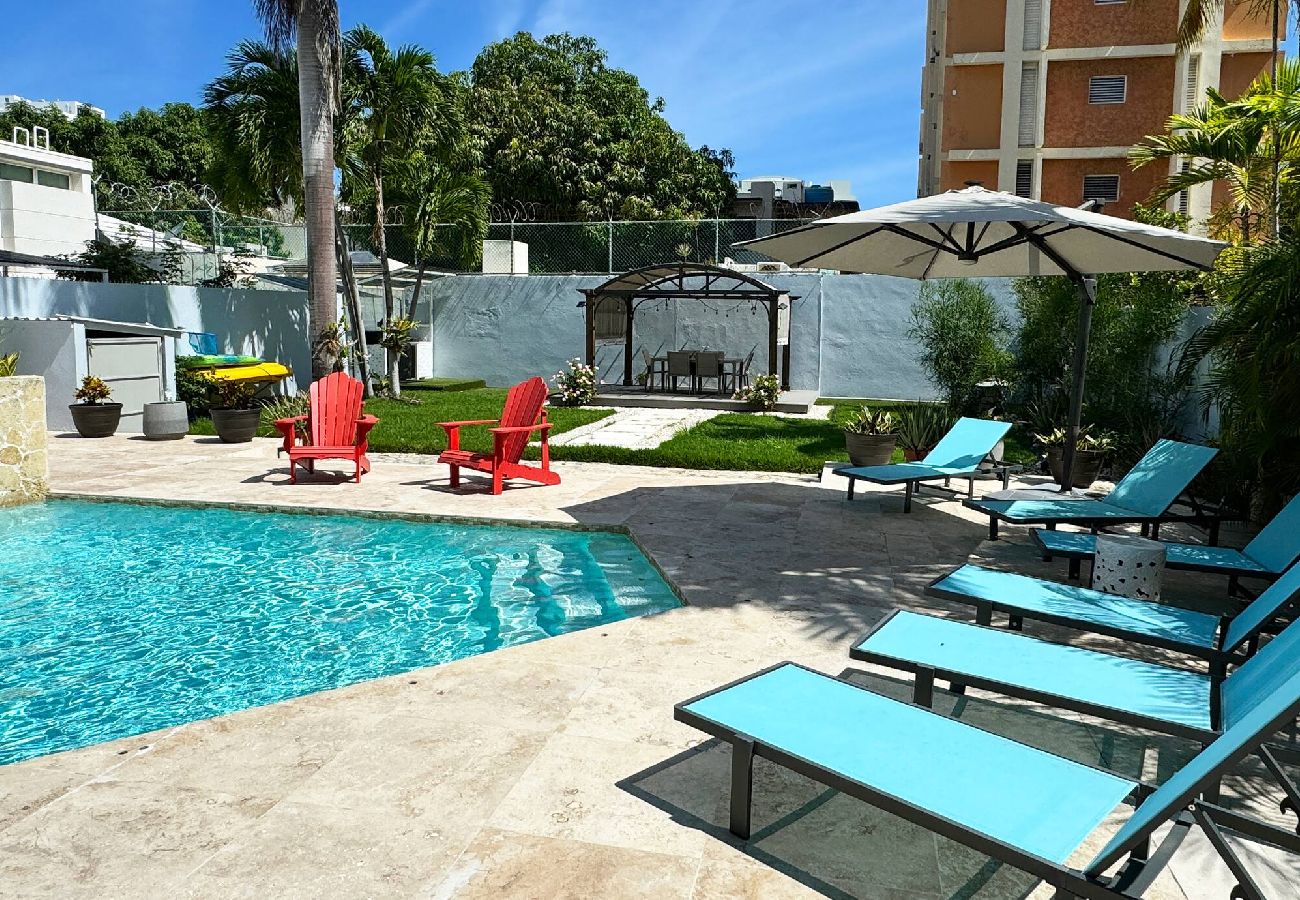 House in San Juan - Condado Laguna Villa w/Pool 5 Bd 3 Ba - Generator 