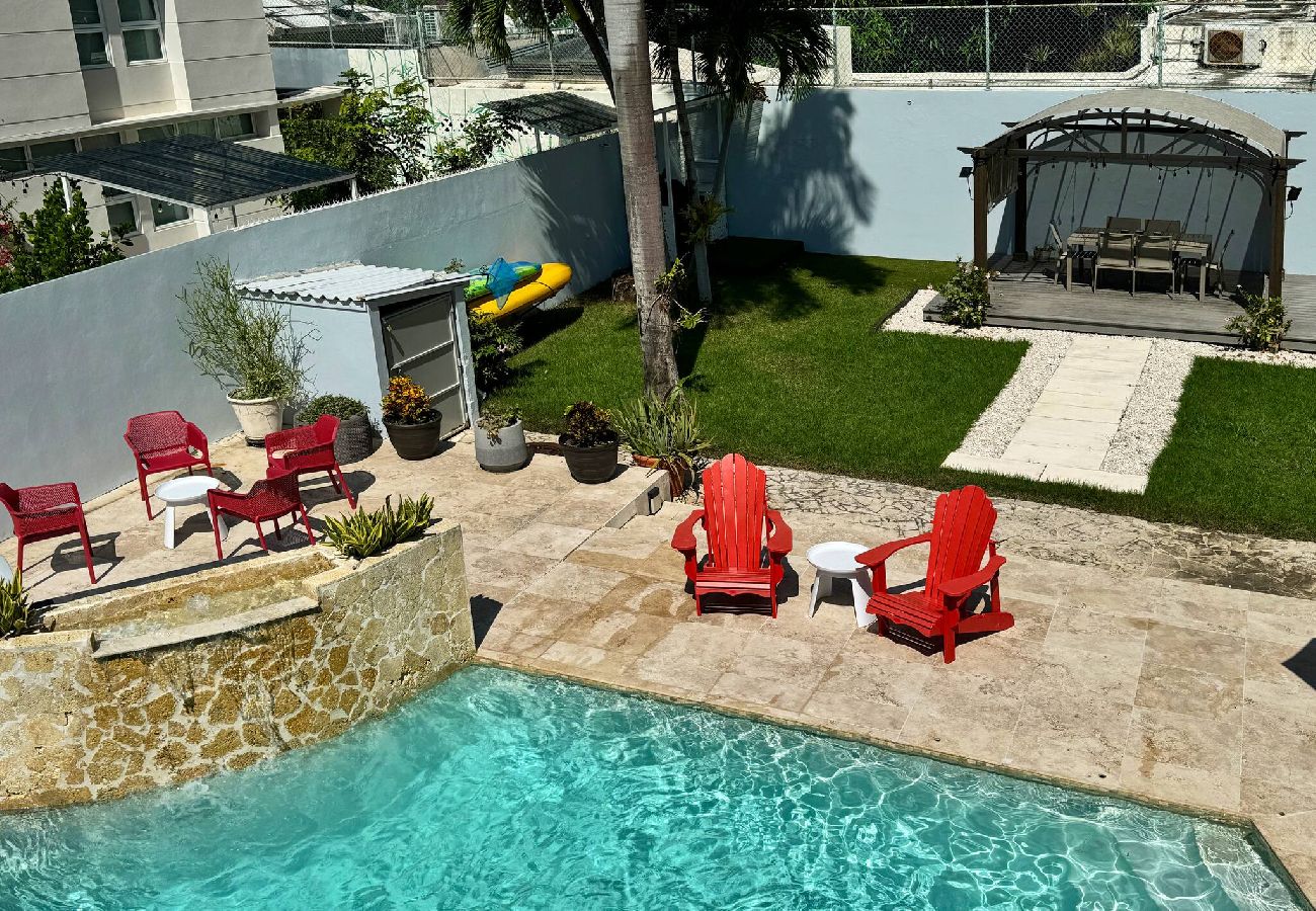 House in San Juan - Condado Laguna Villa w/Pool 5 Bd 3 Ba - Generator 