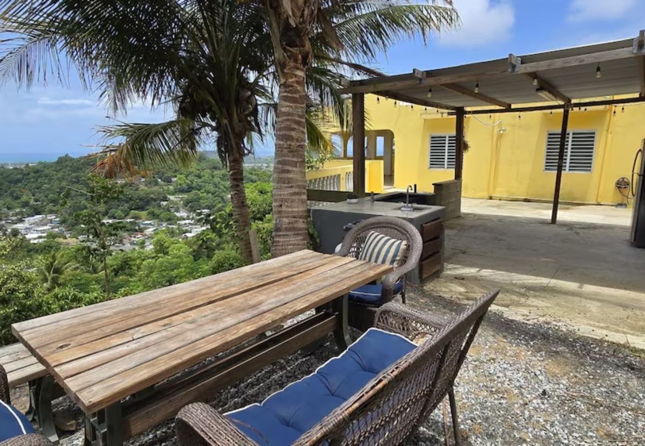 House in Fajardo - Hilltop Getaway with Ocean View, Huge Terrace & Outdoor Kitchen