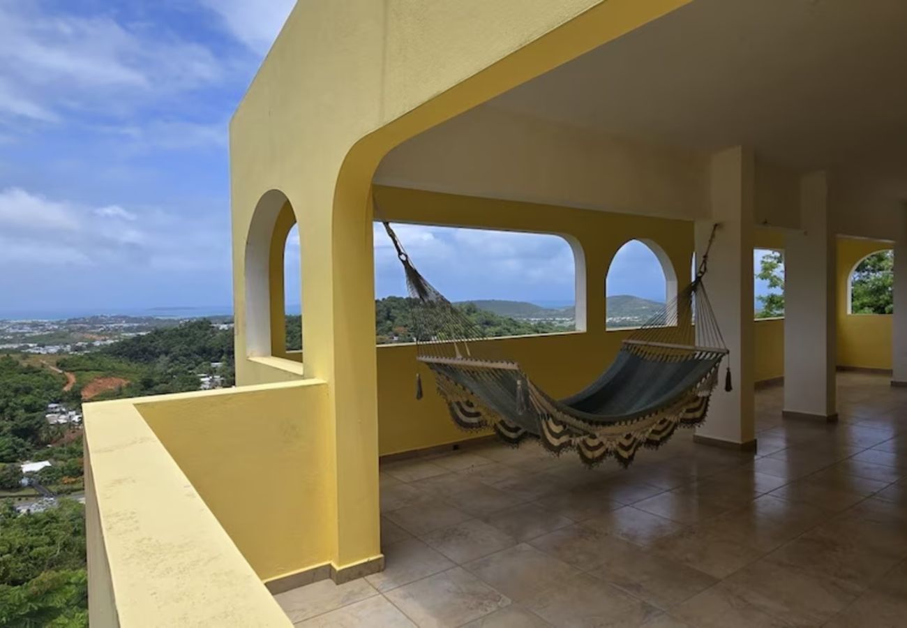 House in Fajardo - Hilltop Getaway with Ocean View, Huge Terrace & Outdoor Kitchen