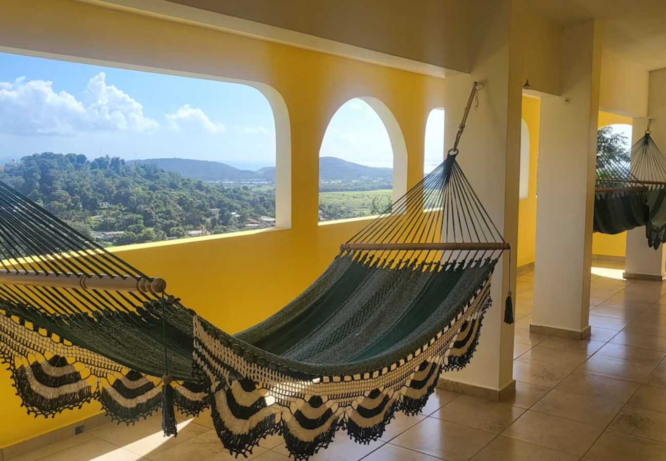 House in Fajardo - Hilltop Getaway with Ocean View, Huge Terrace & Outdoor Kitchen