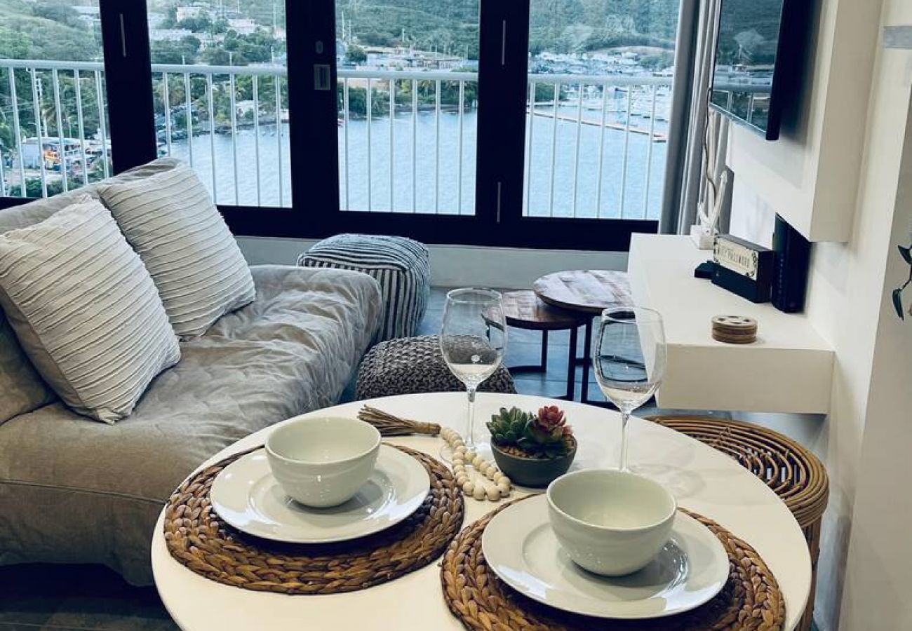 Condominium in Fajardo - Oceanfront Oasis: Panoramic Views & Marina Access 