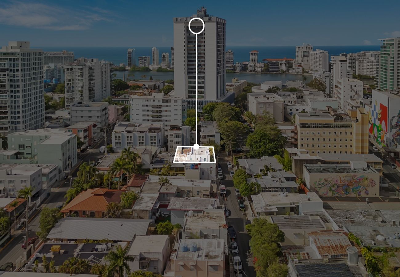 Apartment in San Juan - Bright, Centric and Cozy Studio In The Heart of Miramar 