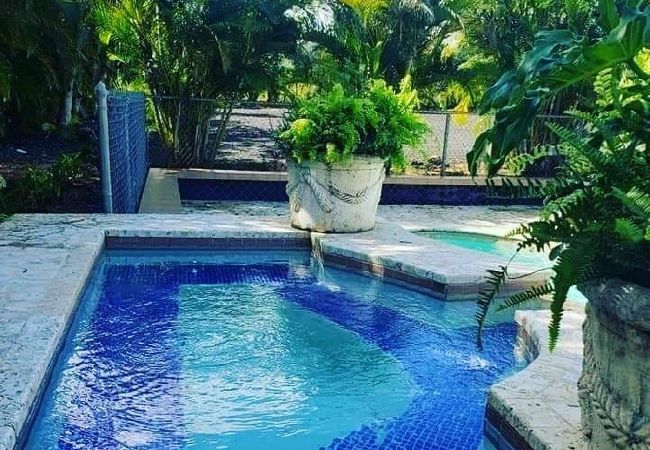 Apartment in Vega Baja - Tropical Retreat at Hacienda El Palmar for Couples