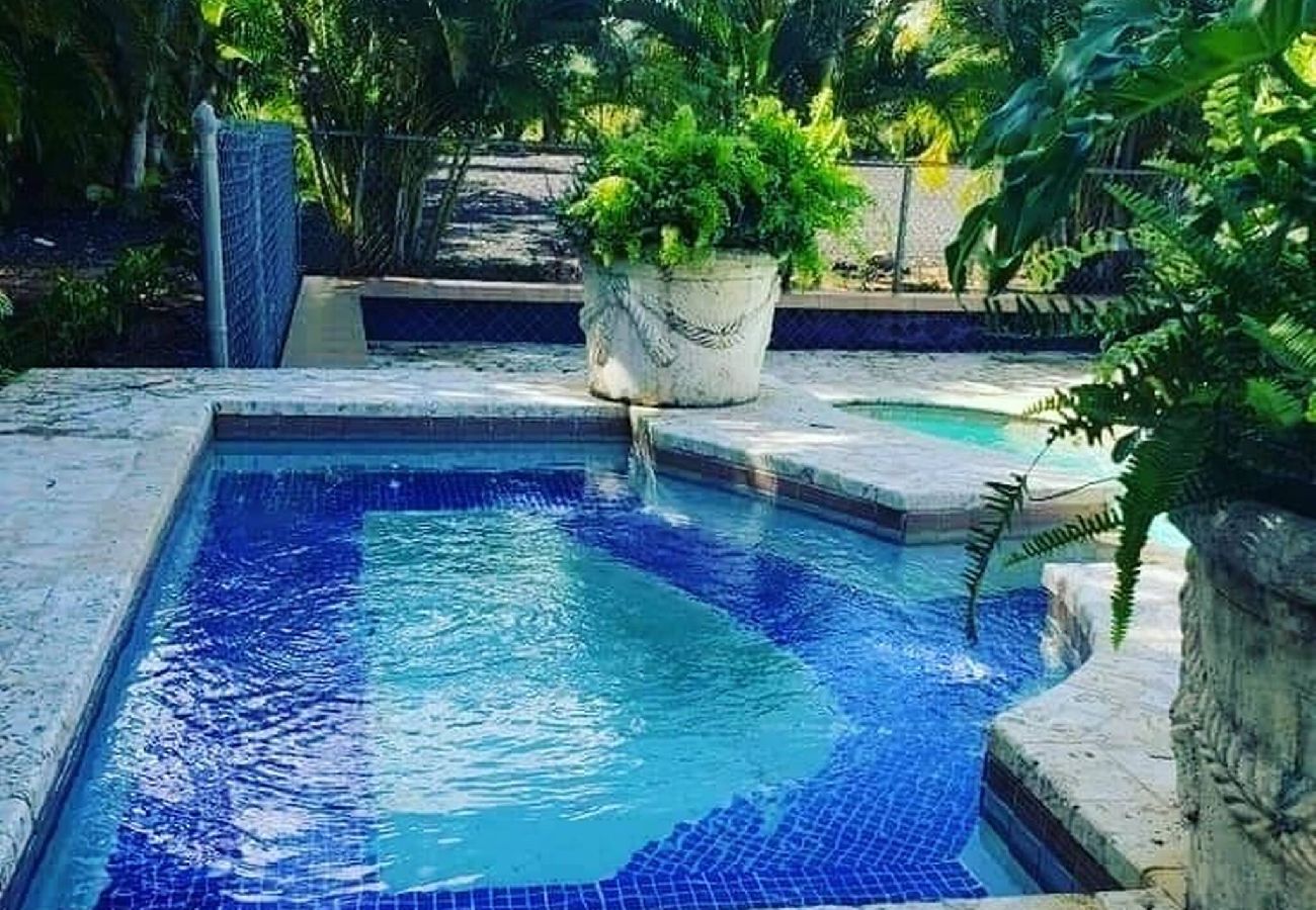 Apartment in Vega Baja - Tropical Retreat at Hacienda El Palmar for Couples