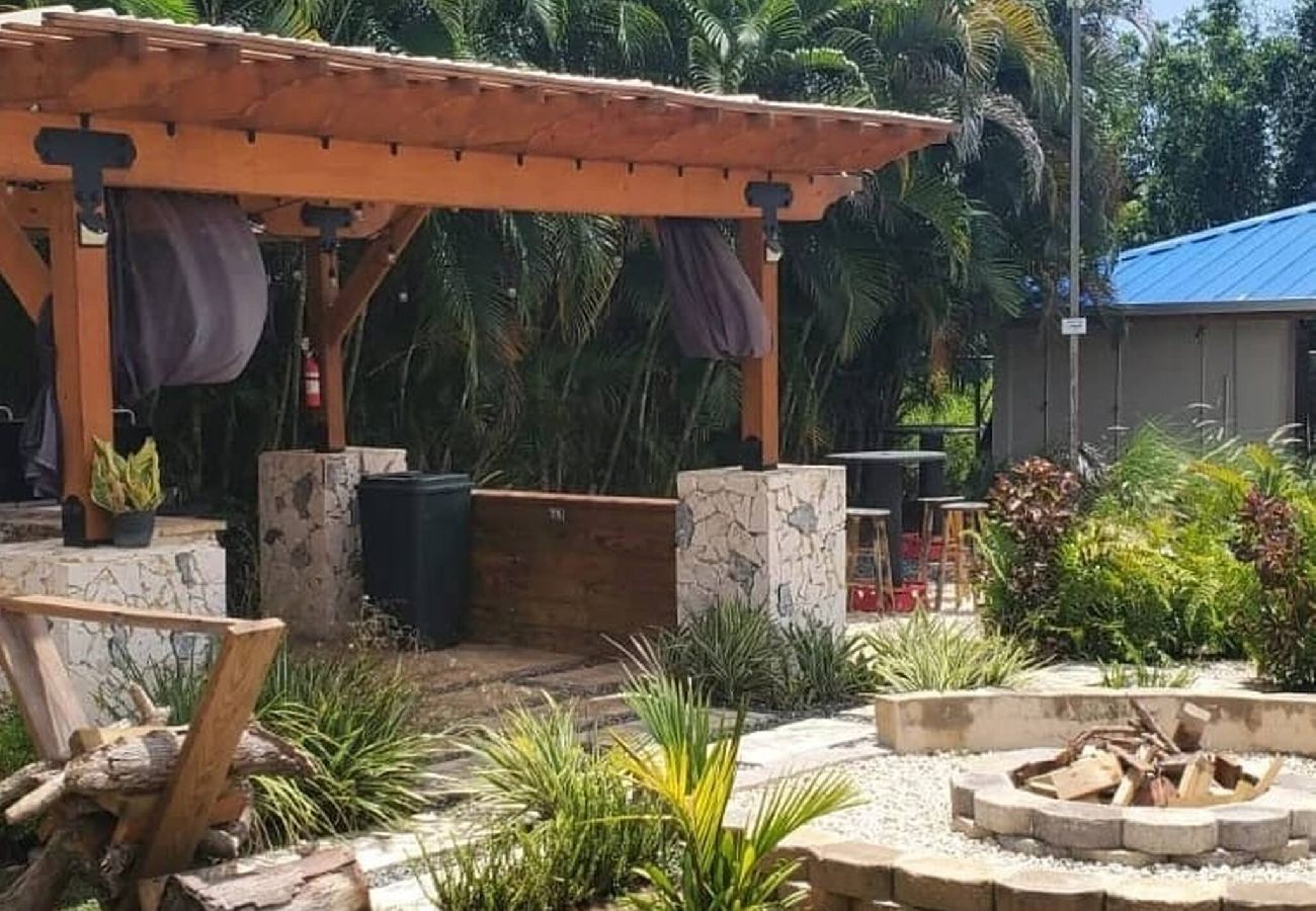 Apartment in Vega Baja - Tropical Retreat at Hacienda El Palmar for Couples