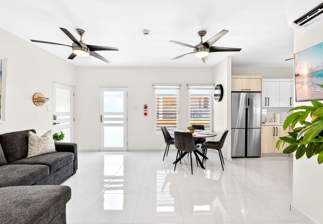 Apartment in San Juan - Urban Hato Rey Retreat 2BR w/ Private Balcony View