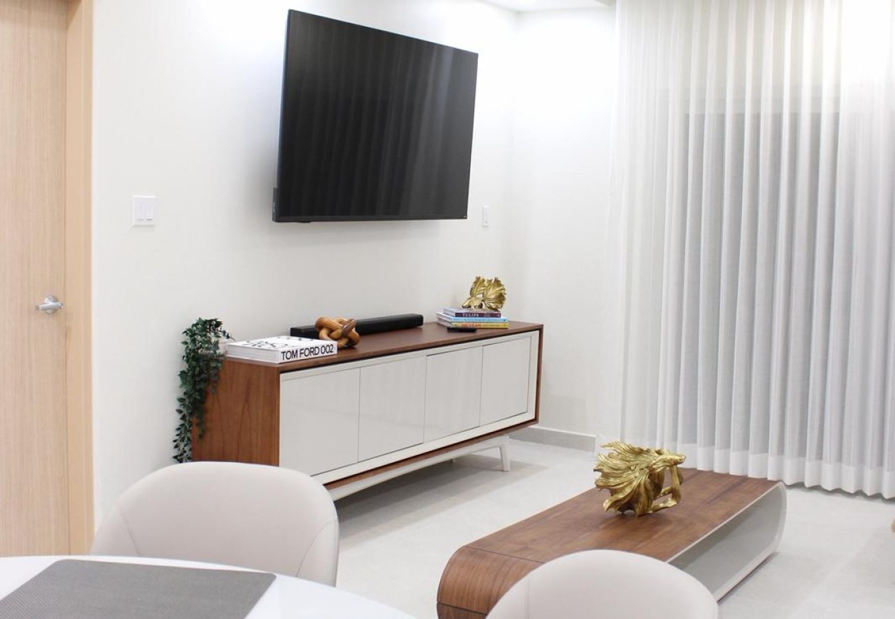 Apartment in Dorado - Modern Ocean Front View 2BR Retreat with Balcony