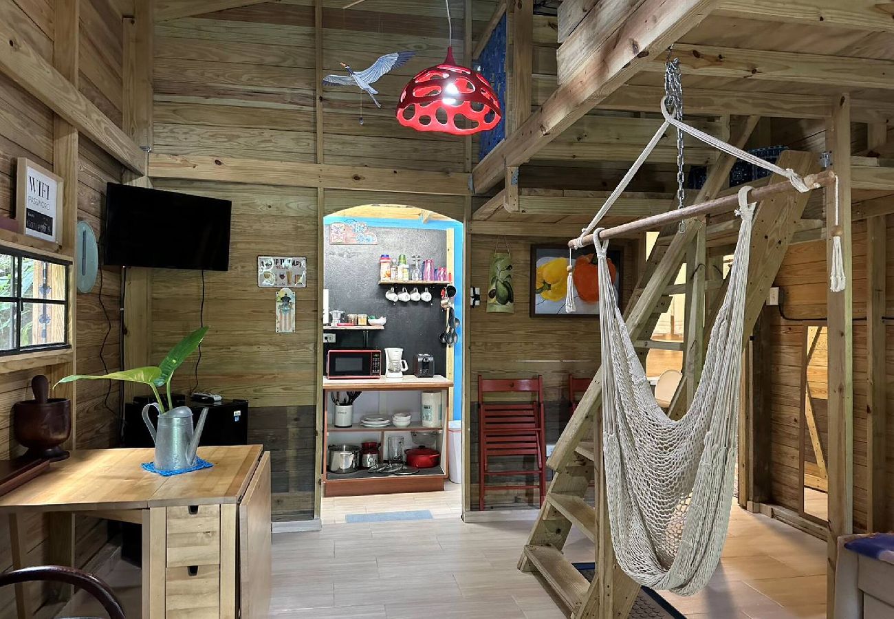 Cabin in Cayey - Tiny Cozy Mountain Cabin Peaceful Retreat in Cayey 