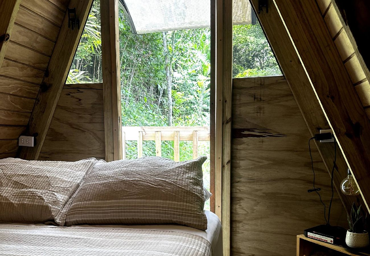 House in Cayey - Romantic Cozy Serene A Frame Mountain Cabin 