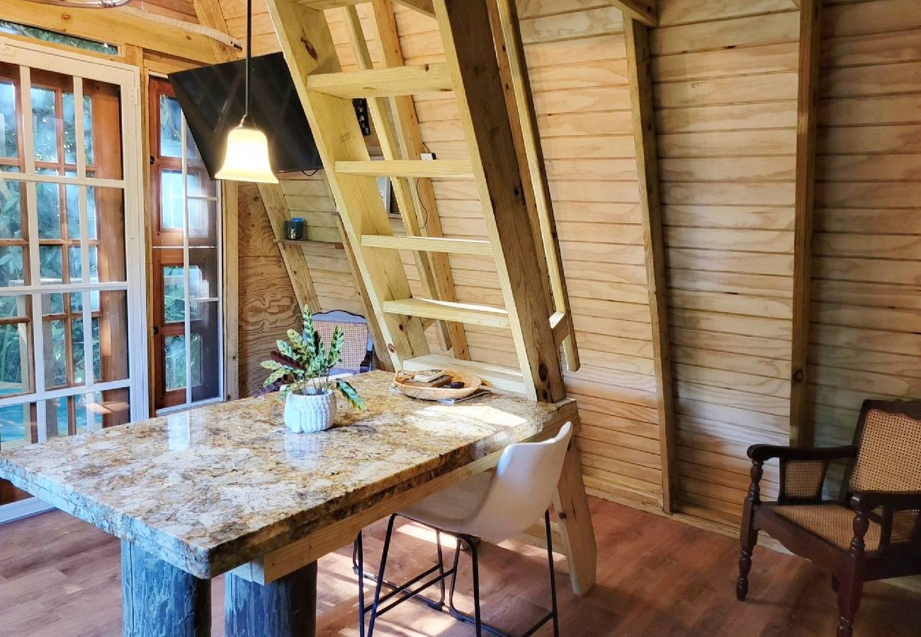 House in Cayey - Romantic Cozy Serene A Frame Mountain Cabin 