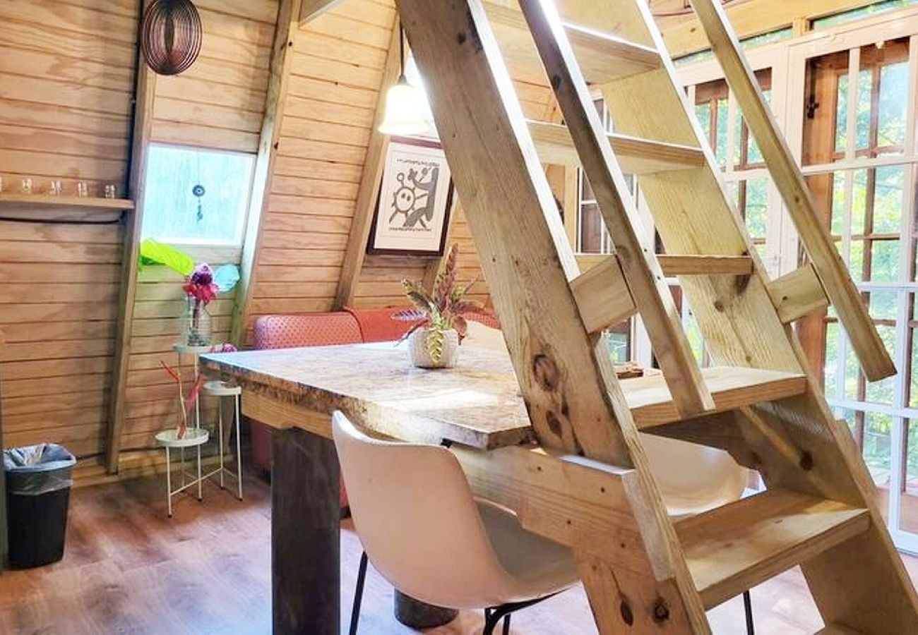 House in Cayey - Romantic Cozy Serene A Frame Mountain Cabin 