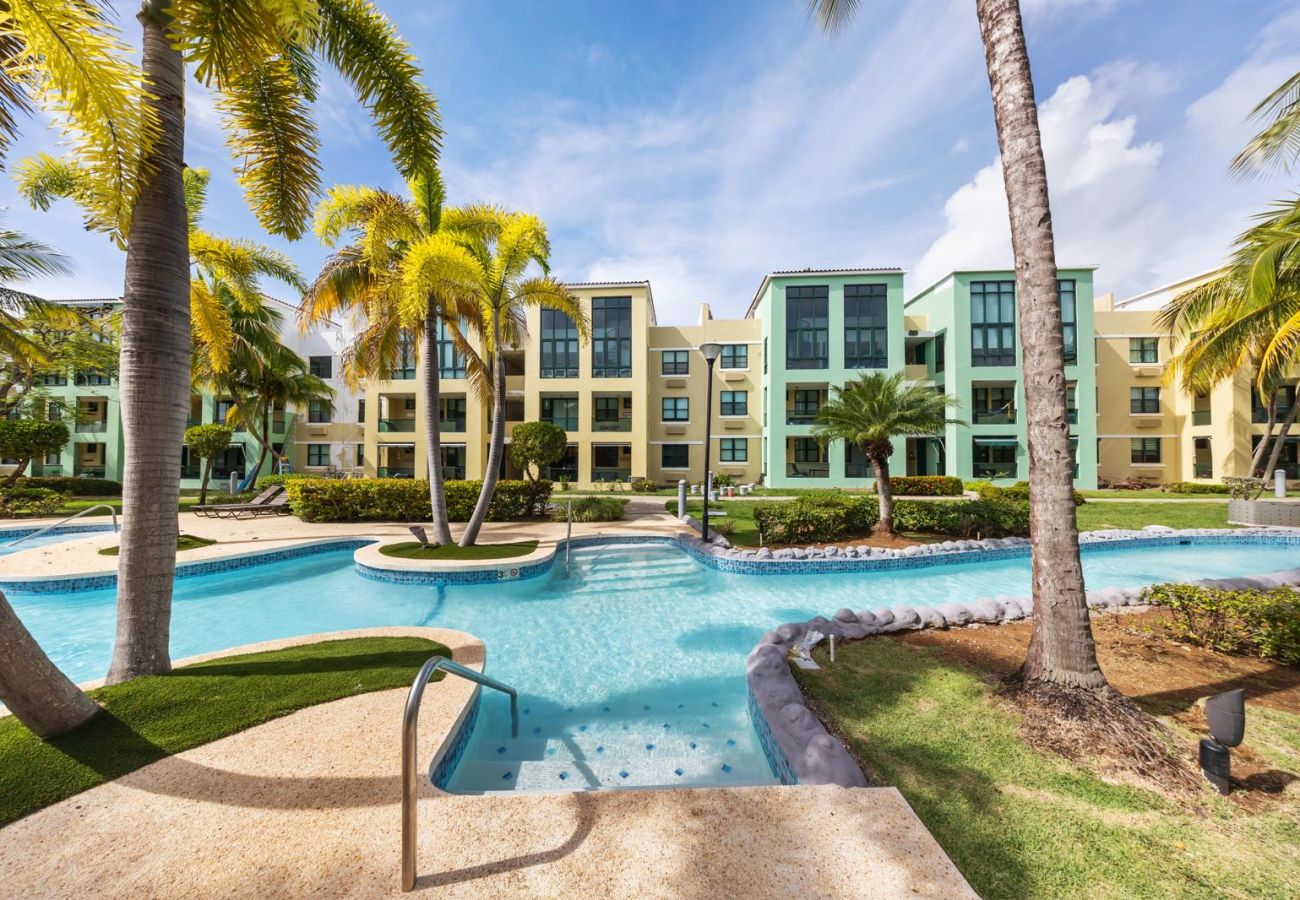 Condominium in Río Grande - Beachfront Aquatika Resort- Style/ Pools & Ocean
