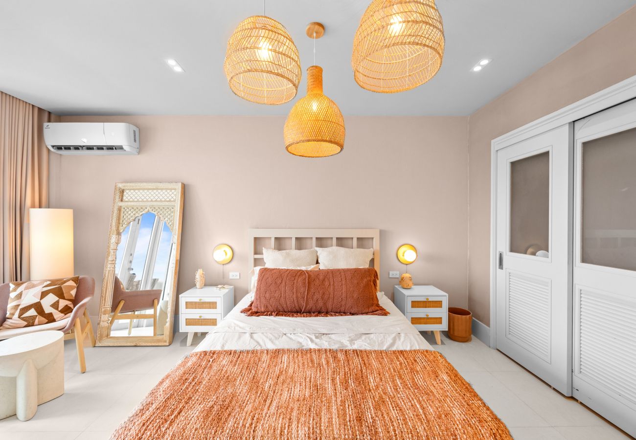 Apartment in San Juan - Stylish San Juan Condo | Pool, Balcony & Prime Location