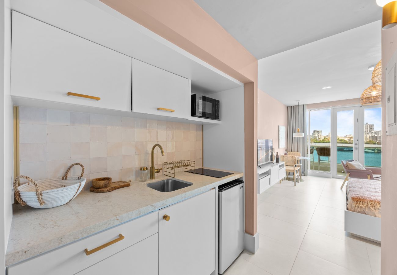 Apartment in San Juan - Stylish San Juan Condo | Pool, Balcony & Prime Location