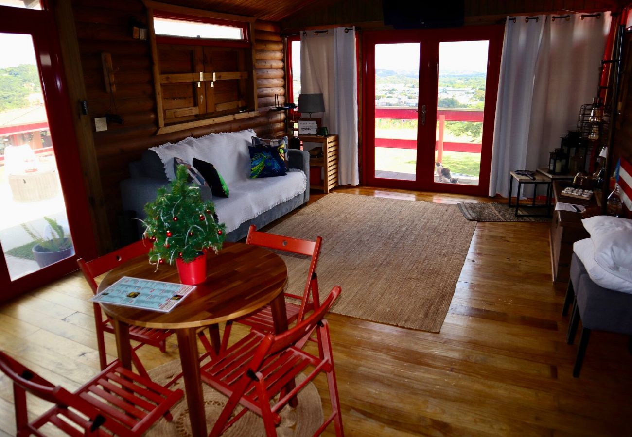Farm stay in Cidra - La Loma: Cozy Retreat with Jacuzzi & Views 
