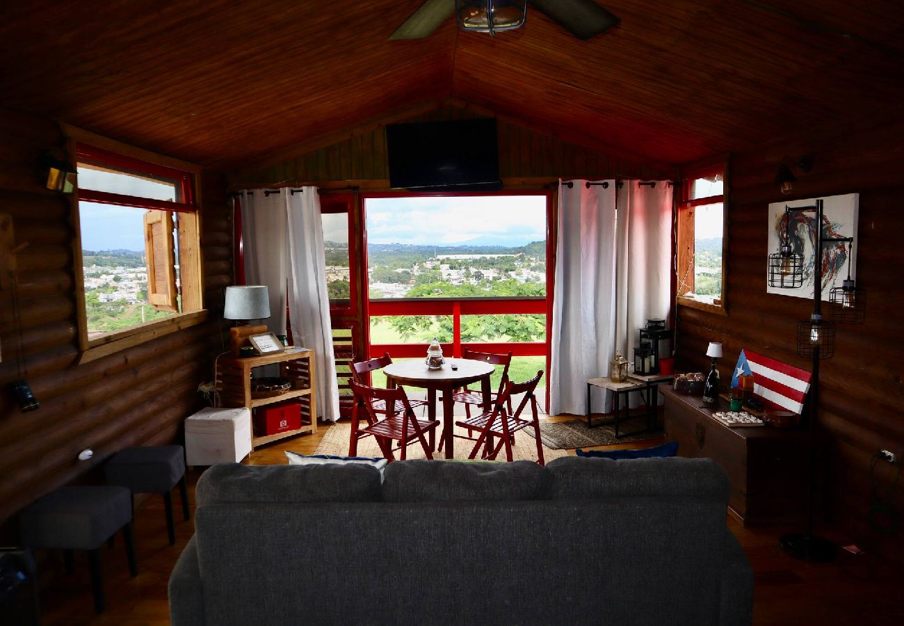 Farm stay in Cidra - La Loma: Cozy Retreat with Jacuzzi & Views 