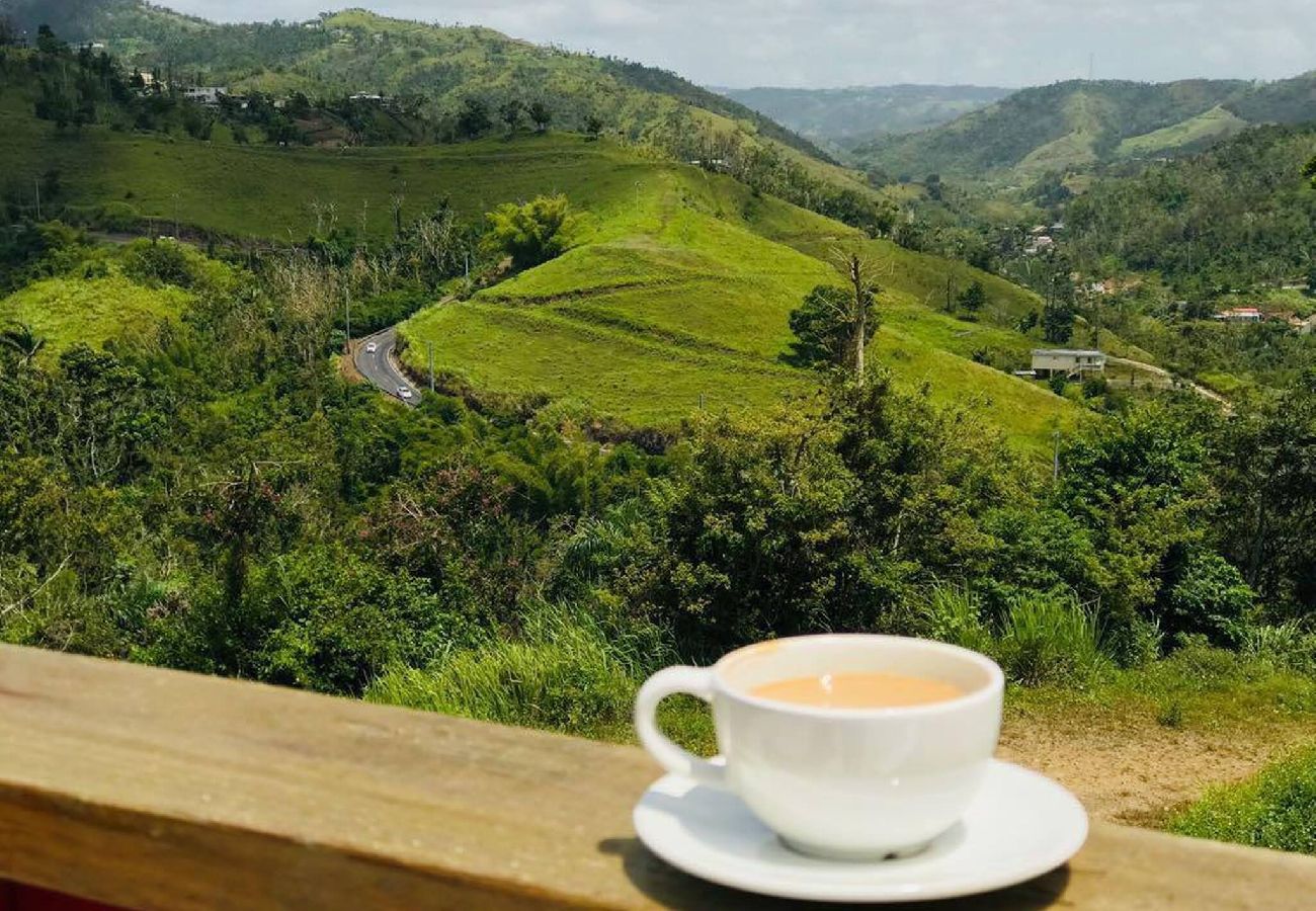 Farm stay in Cidra - La Loma: Cozy Retreat with Jacuzzi & Views 