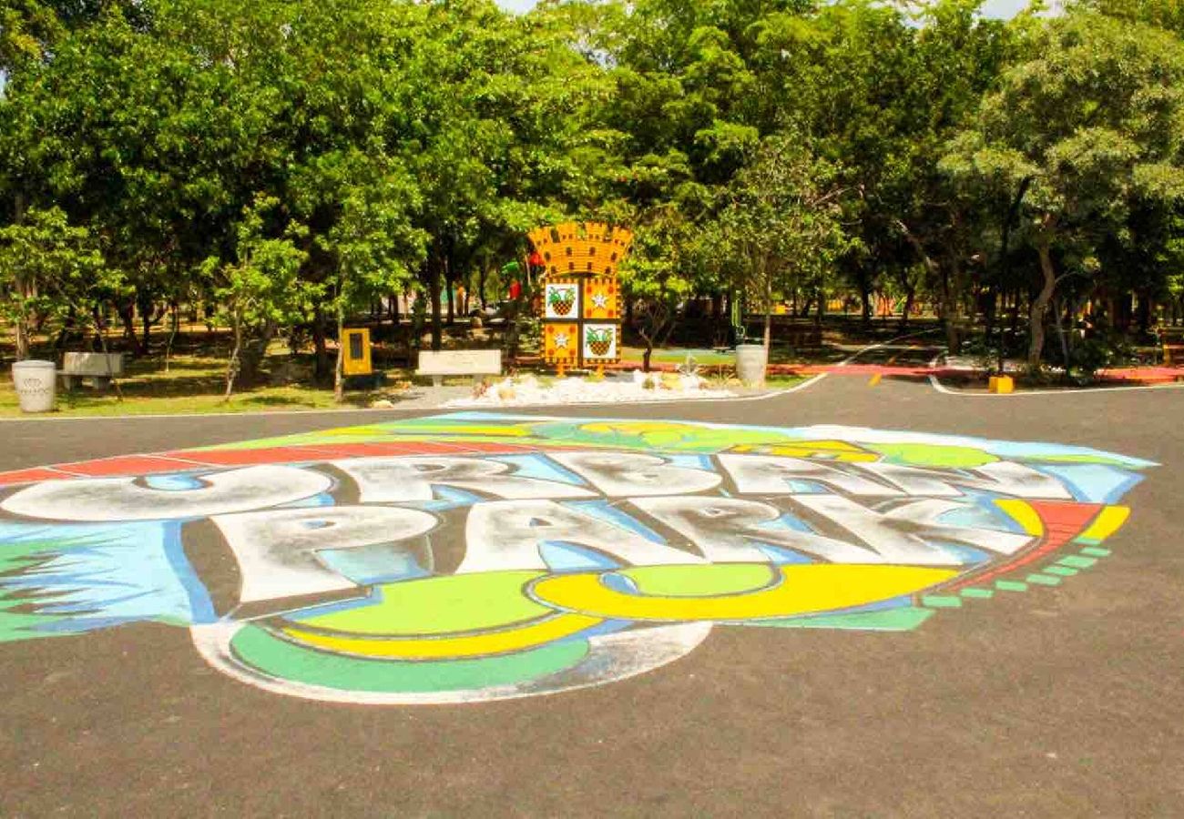 Apartment in Yauco - 3BR para 7|Aire Central+ Laundry|Camina al Pueblo 