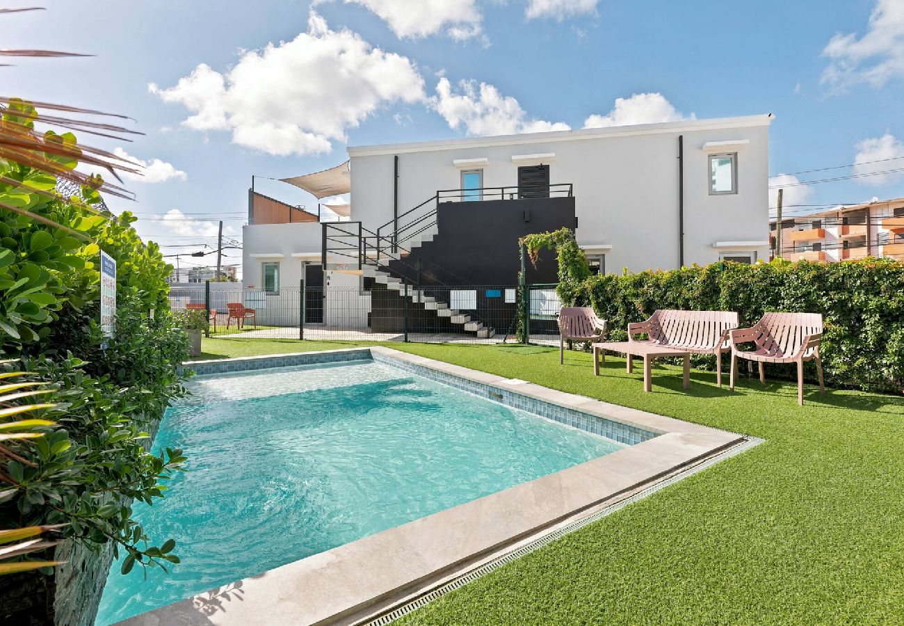 Apartment in San Juan - Brisamare Apt 4 | 1BR | Pool, BBQ, Generator 