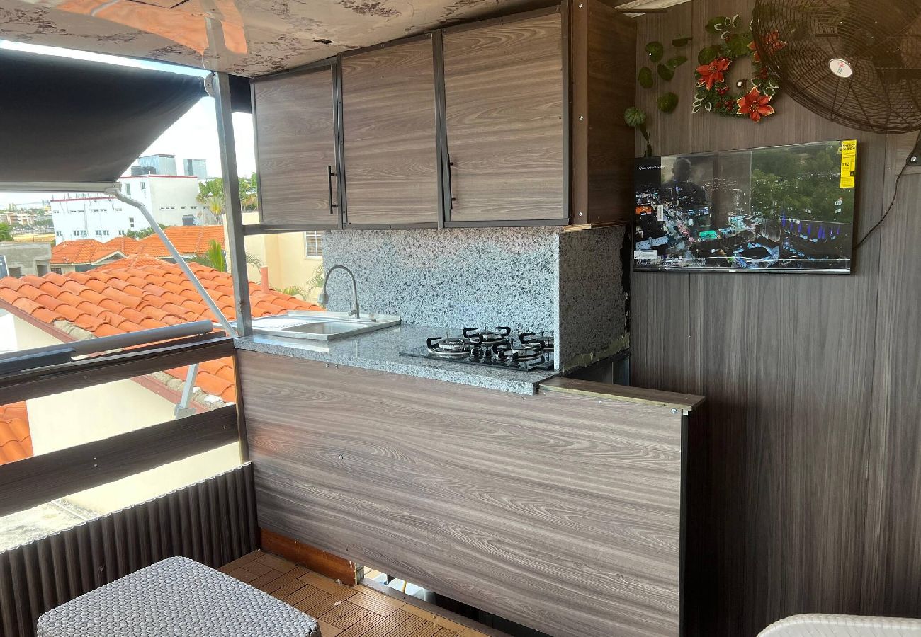 Apartment in Santo Domingo Este - Modern 1BR with Jacuzzi Access