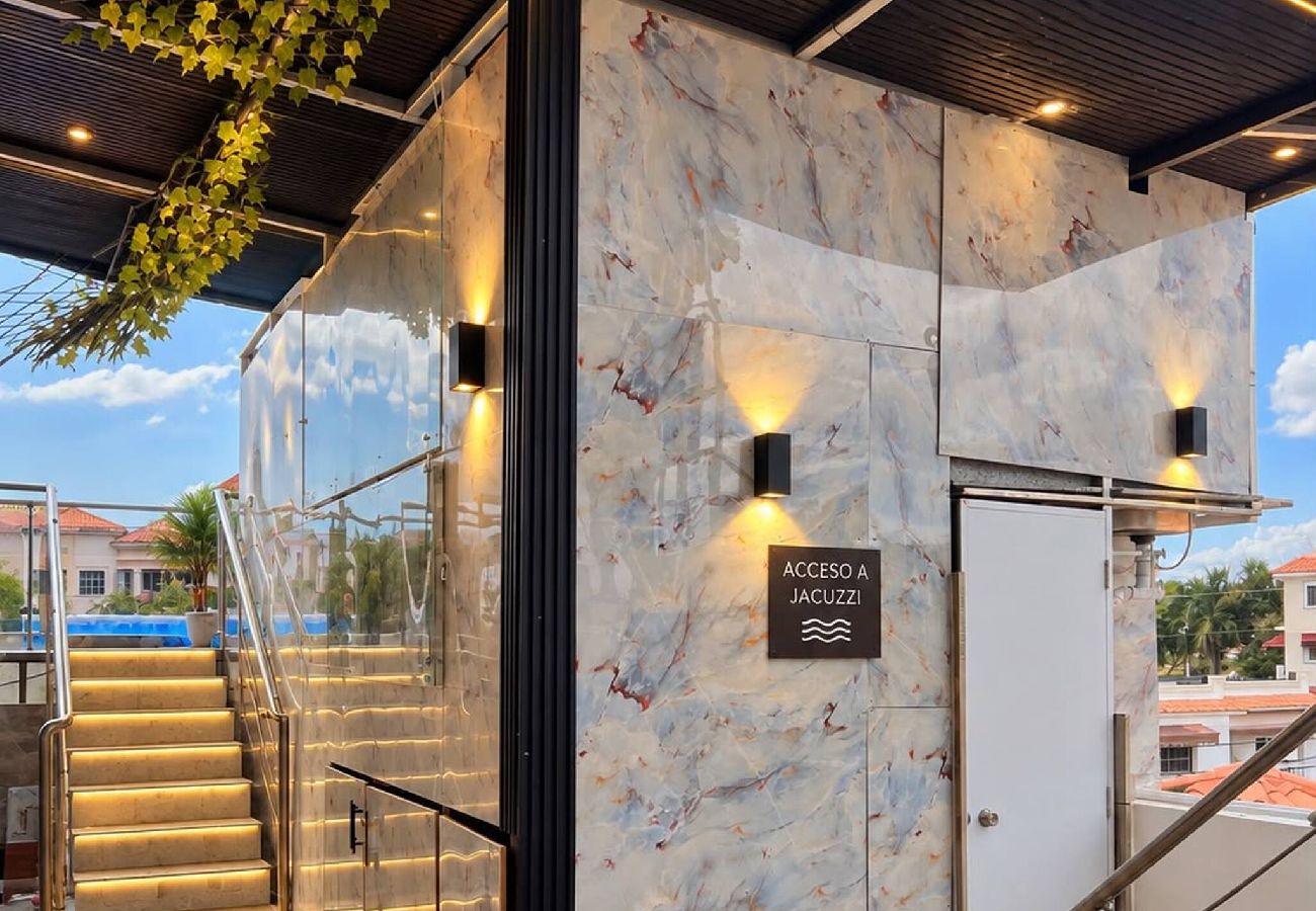 Apartment in Santo Domingo Este - Modern 1BR with Jacuzzi Access