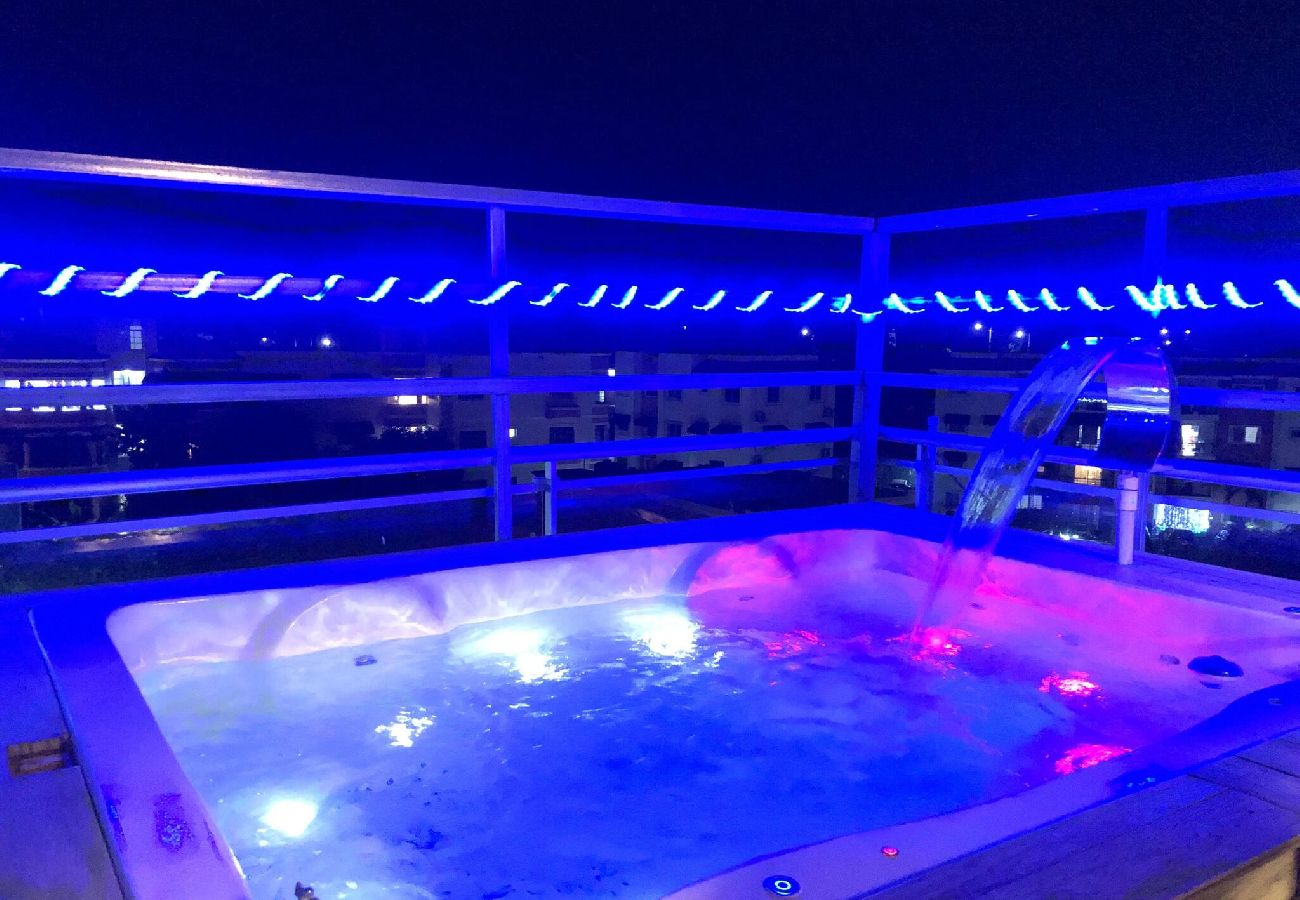 Apartment in Santo Domingo Este - Panoramic View 2BR with Jacuzzi Access