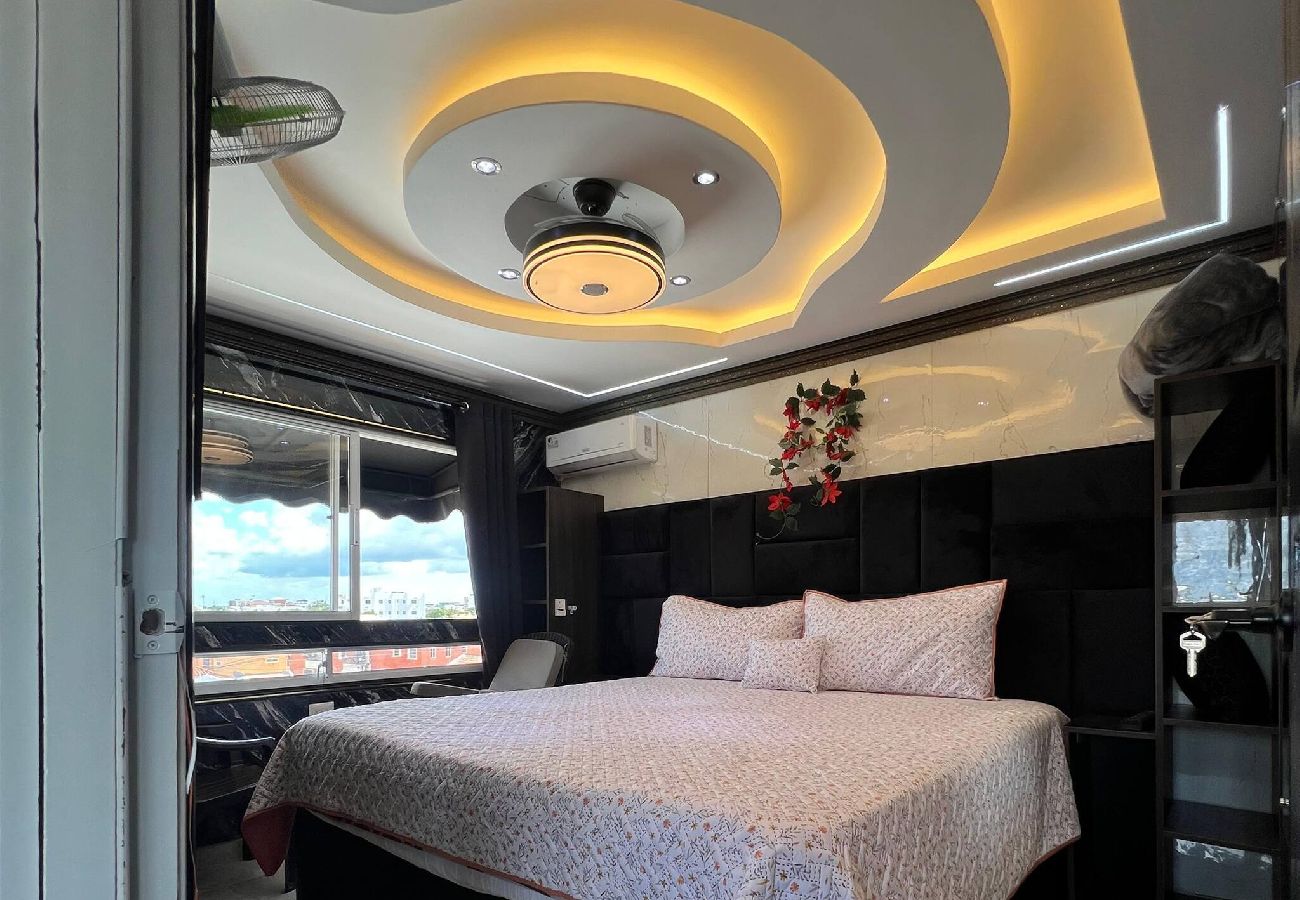 Apartment in Santo Domingo Este - Panoramic View 2BR with Jacuzzi Access